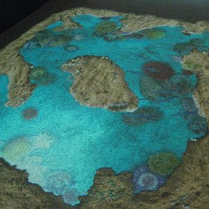 Light projection on the floor