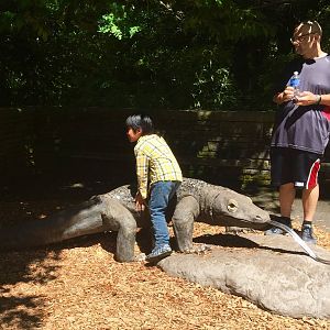 Komodo Dragon Statue