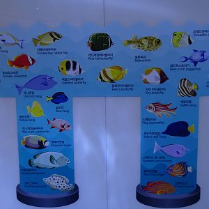 Entrance main tank's sign