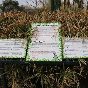 Sign: 'why zoos?', February 2016