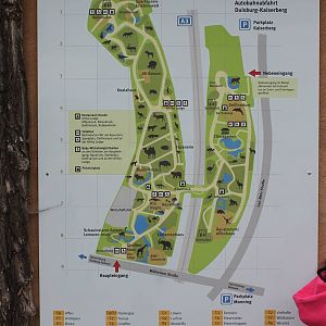 Zoo Duisburg map 2016