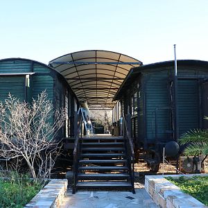 Converted carriages - Sea Turtle Rescue Centre, February 2016