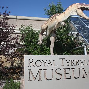 Royal Tyrrell Museum - Entrance Sign