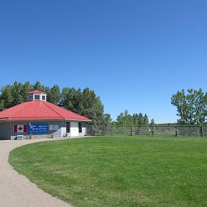 Alberta Birds of Prey Centre - Entrance Building + Lawn