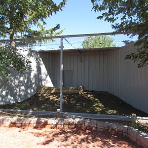 Alberta Birds of Prey Centre - Empty Exhibit