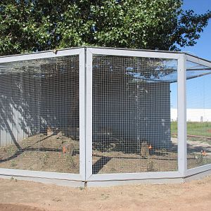 Alberta Birds of Prey Centre - Empty Exhibit