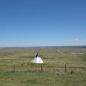 Head-Smashed-In Buffalo Jump - View From Entrance