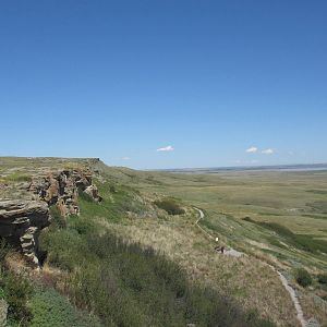 Head-Smashed-In Buffalo Jump - where bison were herded to their death