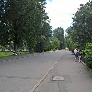 General view of Warsaw Zoo