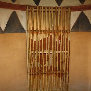 African Rainforest Building - Washroom Door