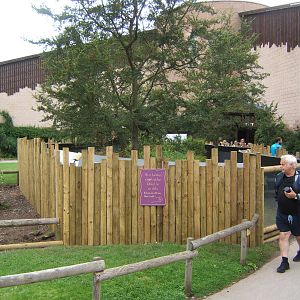 New out door Sloth exhibit