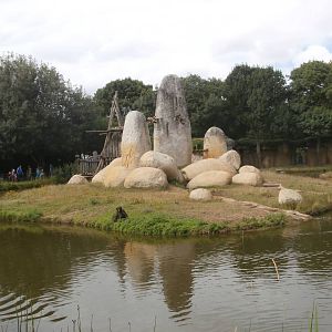 First chimpanzee island