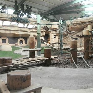 Ape indoor enclosure