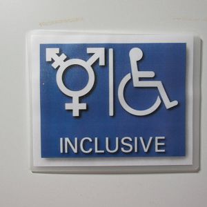 Ucluelet Aquarium - Bathroom Sign