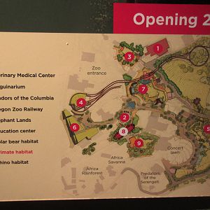 Map Of New + Future Exhibits