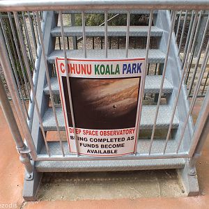 Sign About Deep Space Observatory - Cohunu Koala Park