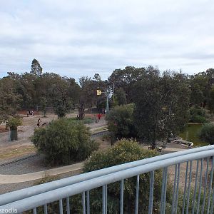 View of the Zoo from the Deep Space Observatory - Cohunu Koala Park