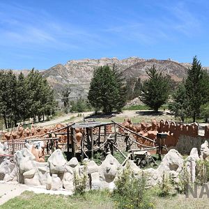 Coati enclosure, March 2016
