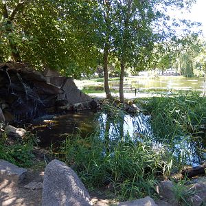 8/22/2016 - Menominee Park Zoo - Waterfall & Pond