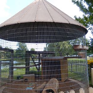 8/22/2016 - Menominee Park Zoo - Red Fox Cage