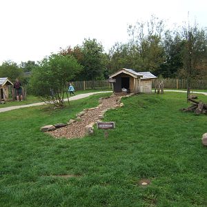 View of Giant Rabbit Hole exhibit
