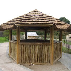 View of new food kiosk