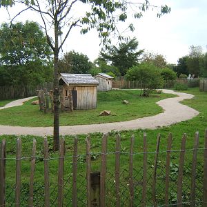 View of Giant Rabbit Hole exhibit