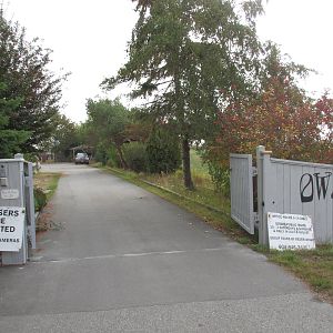 O.W.L. - Orphaned Wildlife Rehabilitation Society - Entrance Gate
