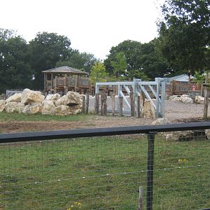 View of new Rhino holding paddock