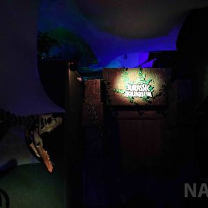 Jurassic aquarium ride, April 2016