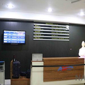 Check-in area, April 2016