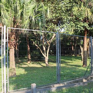 Maned wolf enclosure, April 2016