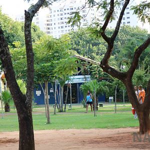 Park area in the centre of the zoo, April 2016