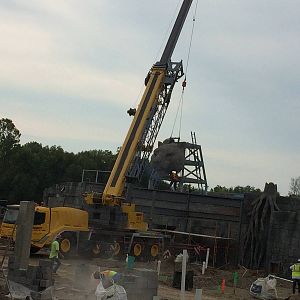Construction on Lost Kingdom - September 2016