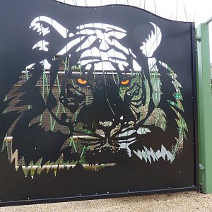 Entrance gate, September 2016