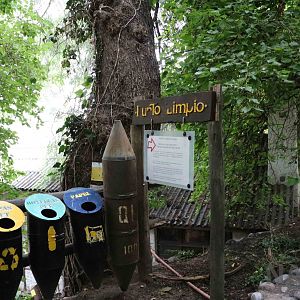 Military bins - Mendoza Zoo, April 2016