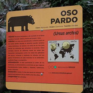 Signage example - Mendoza Zoo, April 2016