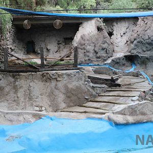 Polar bear enclosure - Mendoza Zoo, April 2016