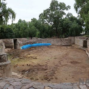 Asian elephant enclosure - Mendoza Zoo, April 2016