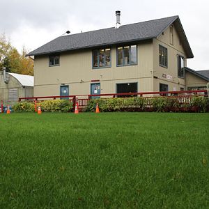 coffee shop and event lawn