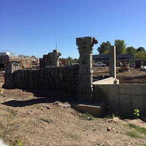 Lost Kingdom construction - September 2016