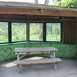 Viewing-place into the Lemur walk-through