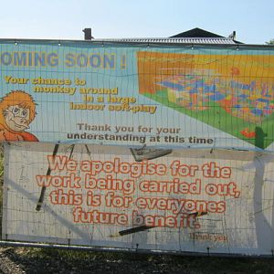 Signage at entrance 2016.