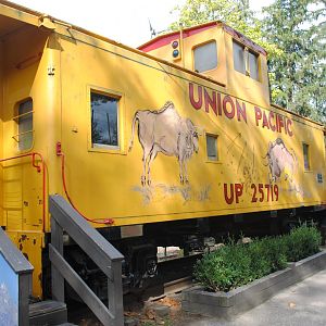 Bison Exhibit (Union Pacific Railroad Car)