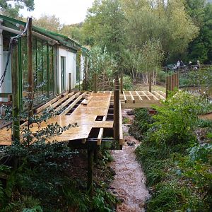 Flamingo enclosure, October 2016