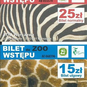 Warsaw Zoo Tickets 23.10.16