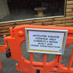 Another giant anteater enclosure and house (with indoor viewing) under construction.