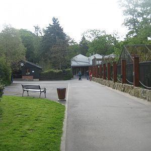 Parc Merveilleux - view to African aviaries