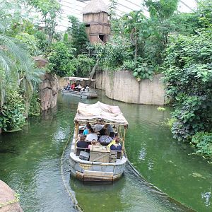 Boat-ride through Tropical Hall