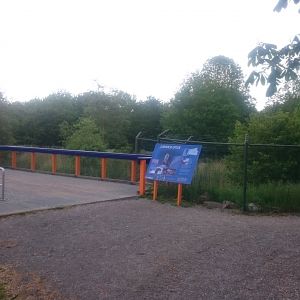 Viewing-point Otter enclosures